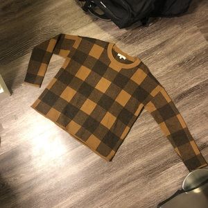 Madewell plaid sweater